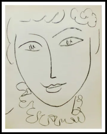 石版画 Matisse - Madame de Pompadour