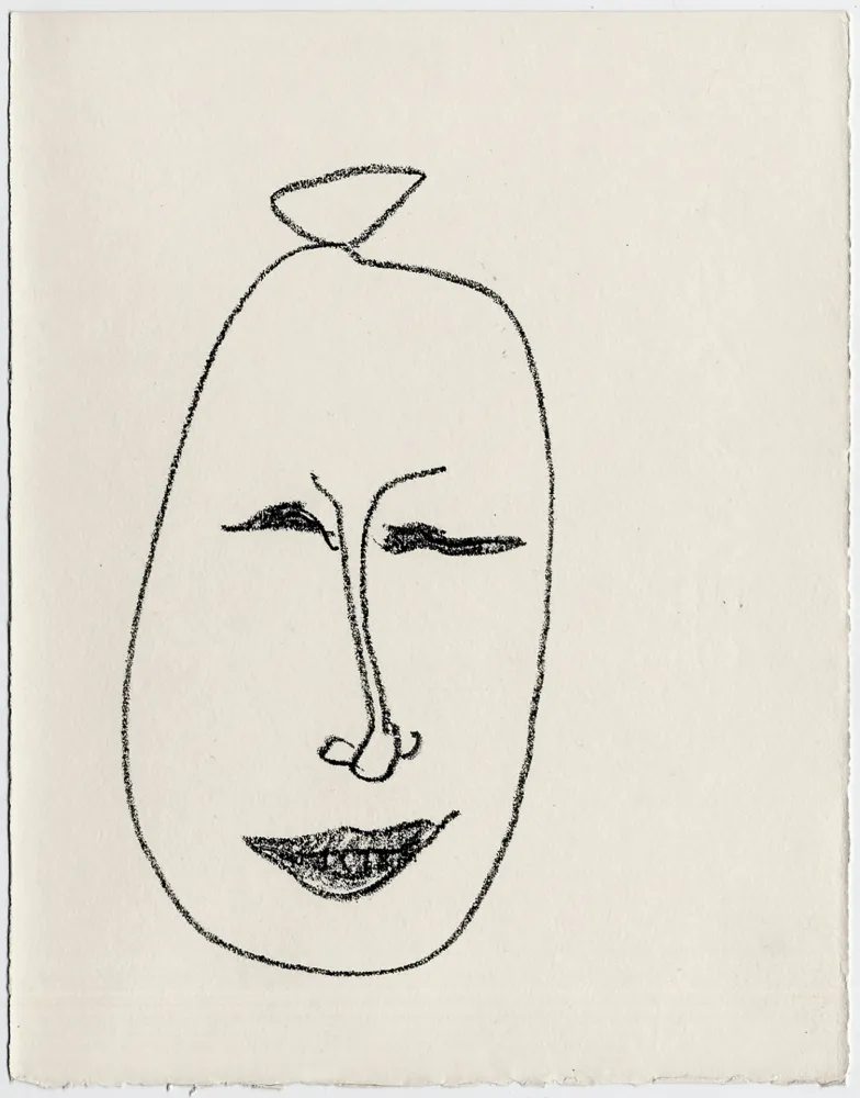石版画 Matisse - Masque esquimau n° 9. 1947  (Pour Une Fête en Cimmérie)