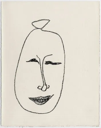 石版画 Matisse - Masque esquimau n° 9. 1947  (Pour Une Fête en Cimmérie)