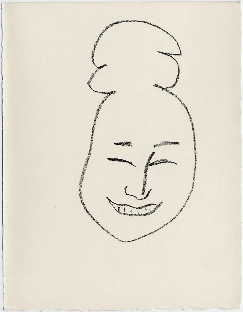 石版画 Matisse - Masque esquimo n° 4. 1947  (Pour Une Fête en Cimmérie)