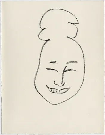 石版画 Matisse - Masque esquimo n° 4. 1947  (Pour Une Fête en Cimmérie)