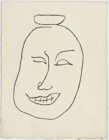 石版画 Matisse - Masque esquimo n° 8. 1947 (Pour Une Fête en Cimmérie)