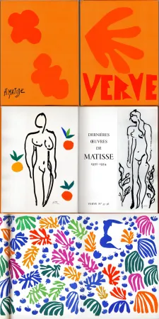 插图书 Matisse - MATISSE. DERNIÈRES ŒUVRES 1950 - 1954 (VERVE Vol. IX, No. 35-36. 1958)