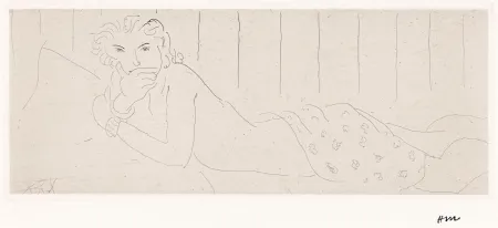 版画 Matisse - Nu Allongé