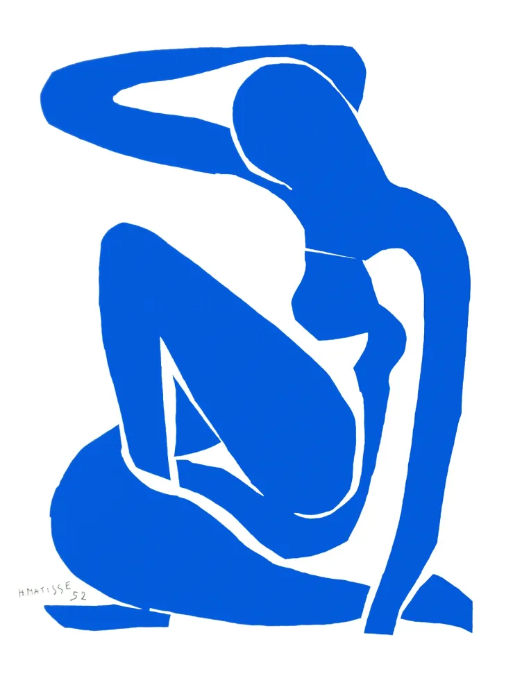 石版画 Matisse - Nu Bleu I (Blue Nude I)
