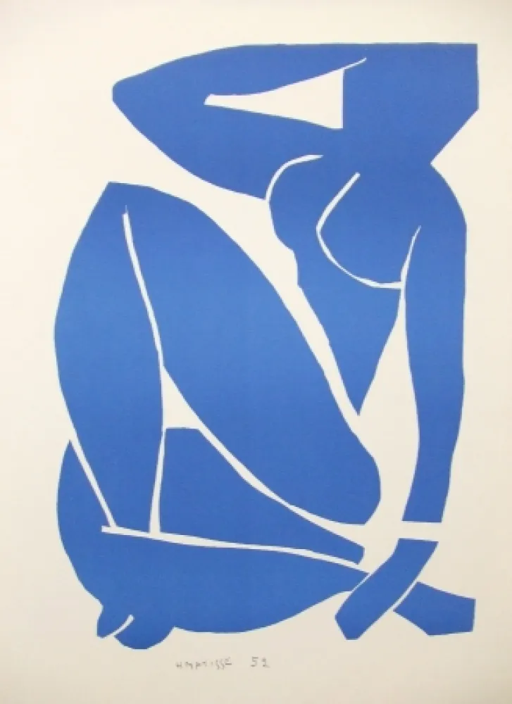 石版画 Matisse - Nu bleu (III)