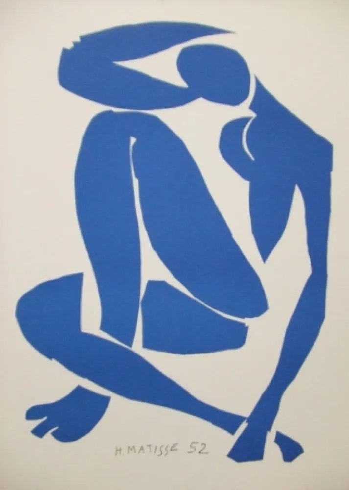 石版画 Matisse - Nu bleu(IV)