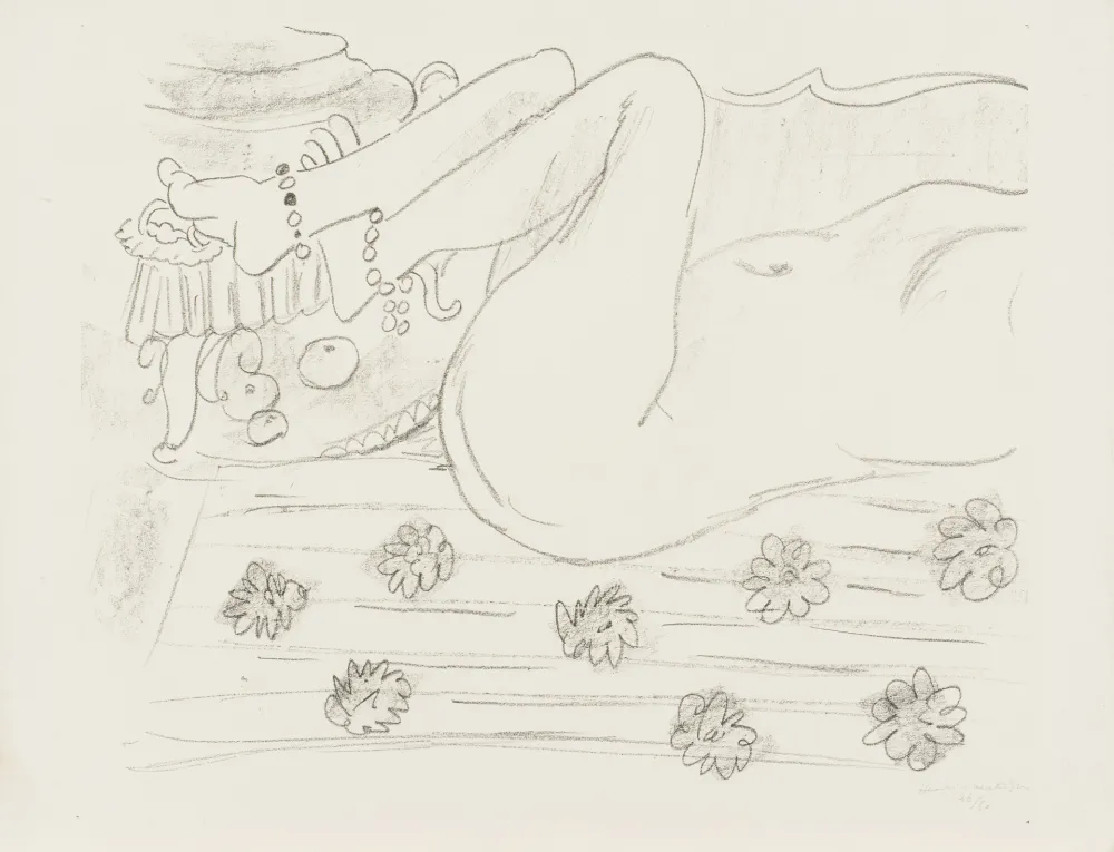 石版画 Matisse - Nu. Étude d’un mouvement de jambes