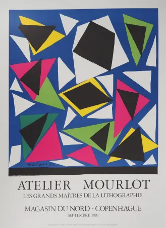 石版画 Matisse - Papiers découpés, Atelier Mourlot