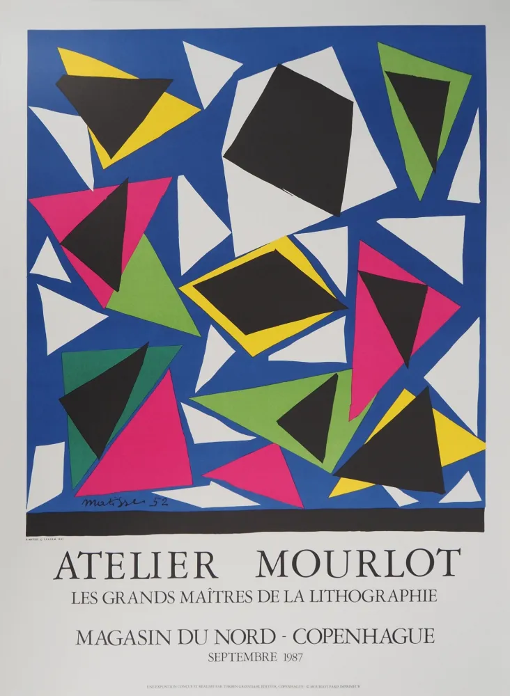插图书 Matisse - Papiers découpés, Atelier Mourlot
