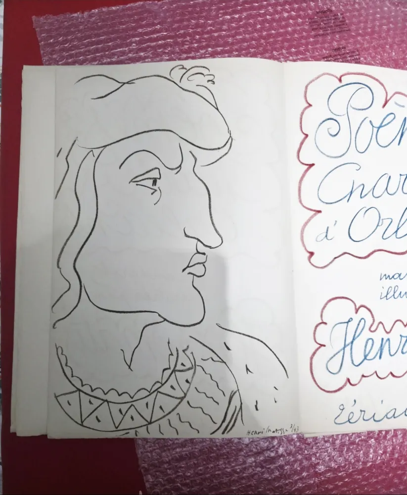 石版画 Matisse - Poèmes de Charles d'Orléans Signed Portfolio 