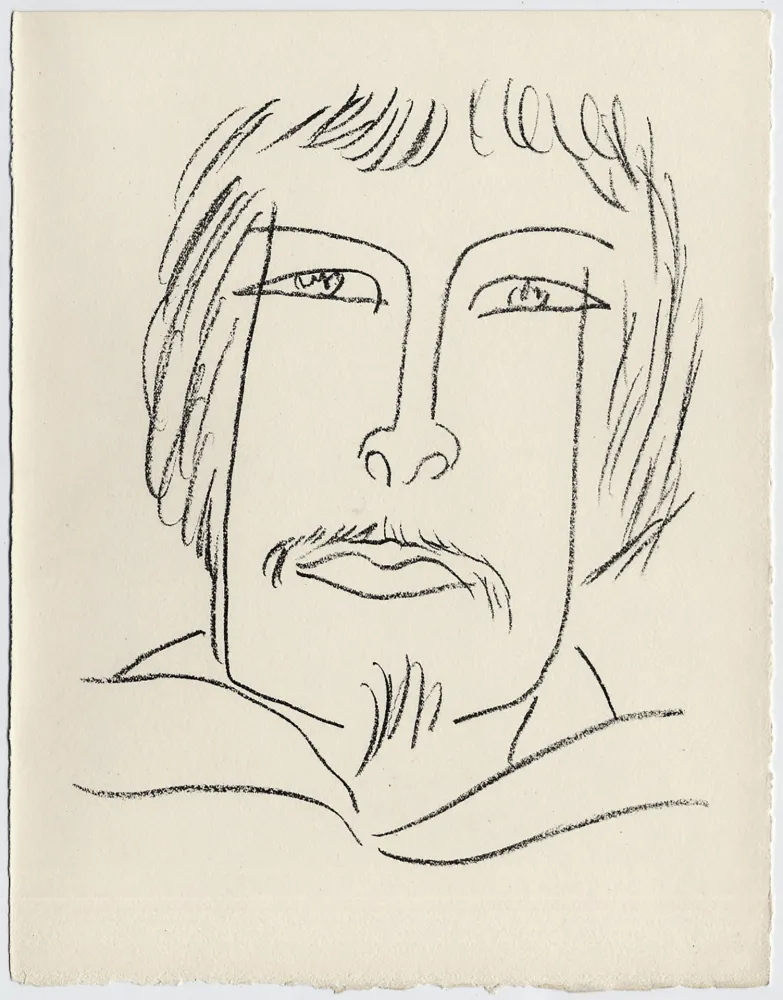 石版画 Matisse - Portrait d'homme esquimau n° 7. 1947 (Pour Une Fête en Cimmérie)
