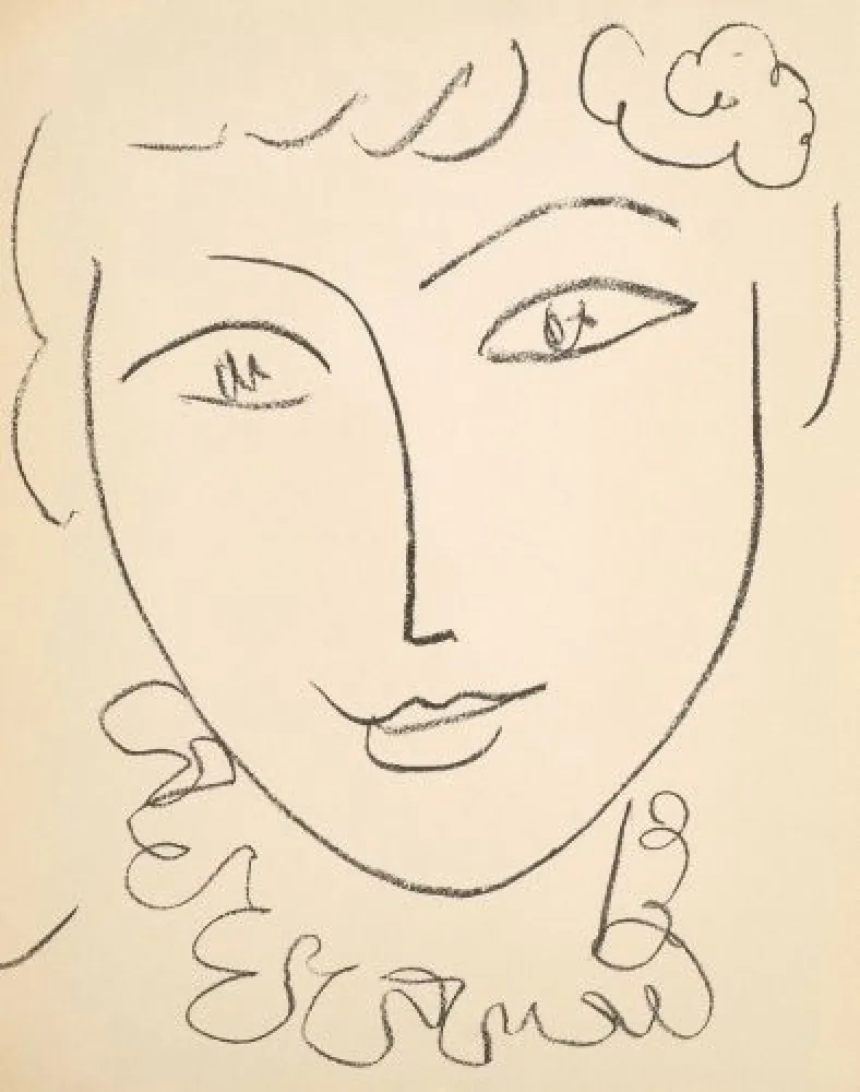 石版画 Matisse - PORTRAITS Avec 