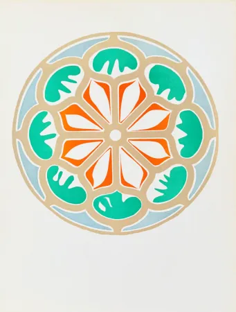 石版画 Matisse - Rosace