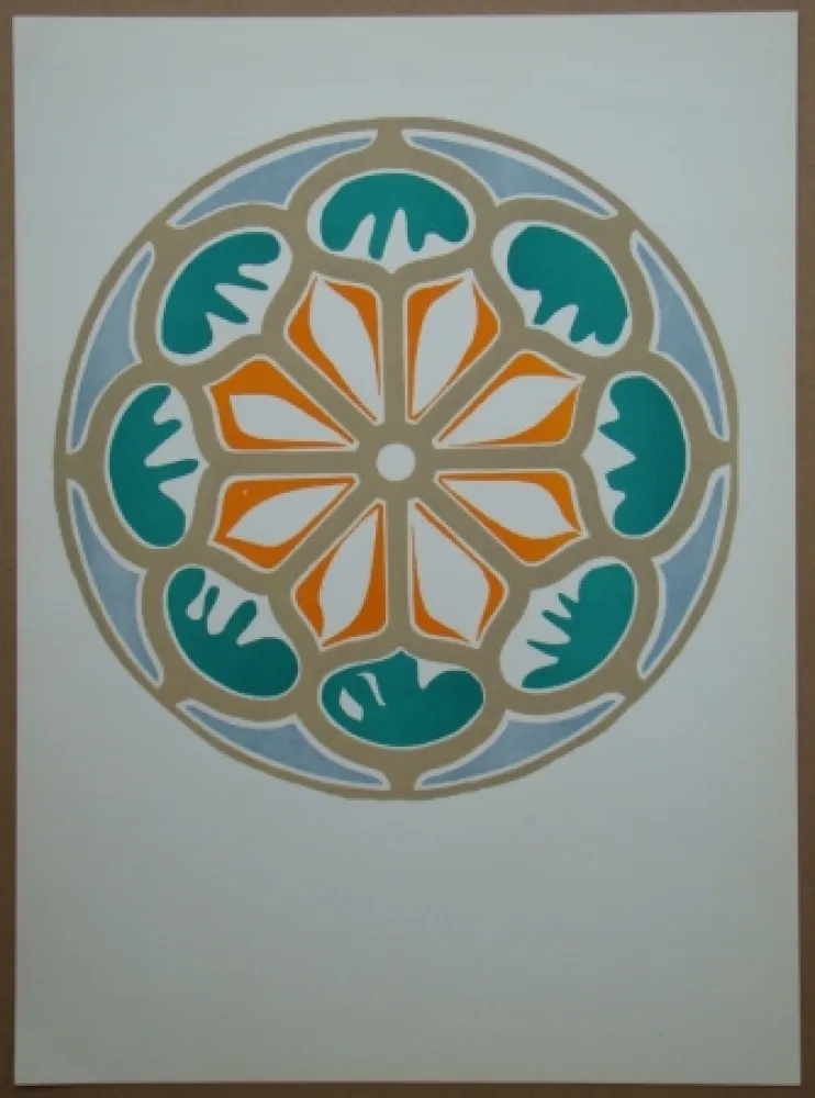 石版画 Matisse - Rosace