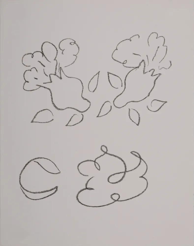 石版画 Matisse - Sketch for la religieuse portugaise, 1972
