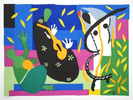 石版画 Matisse - Tristesse du Roi