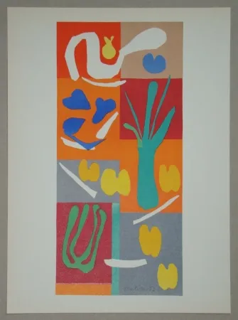 石版画 Matisse - Végétaux, 1952