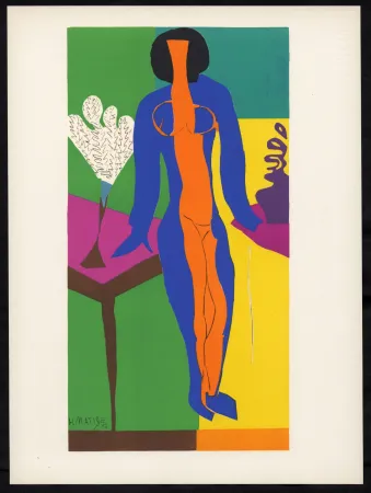 石版画 Matisse - ZULMA (1950). Très rare épreuve du tirage de luxe sur Arches (1958)