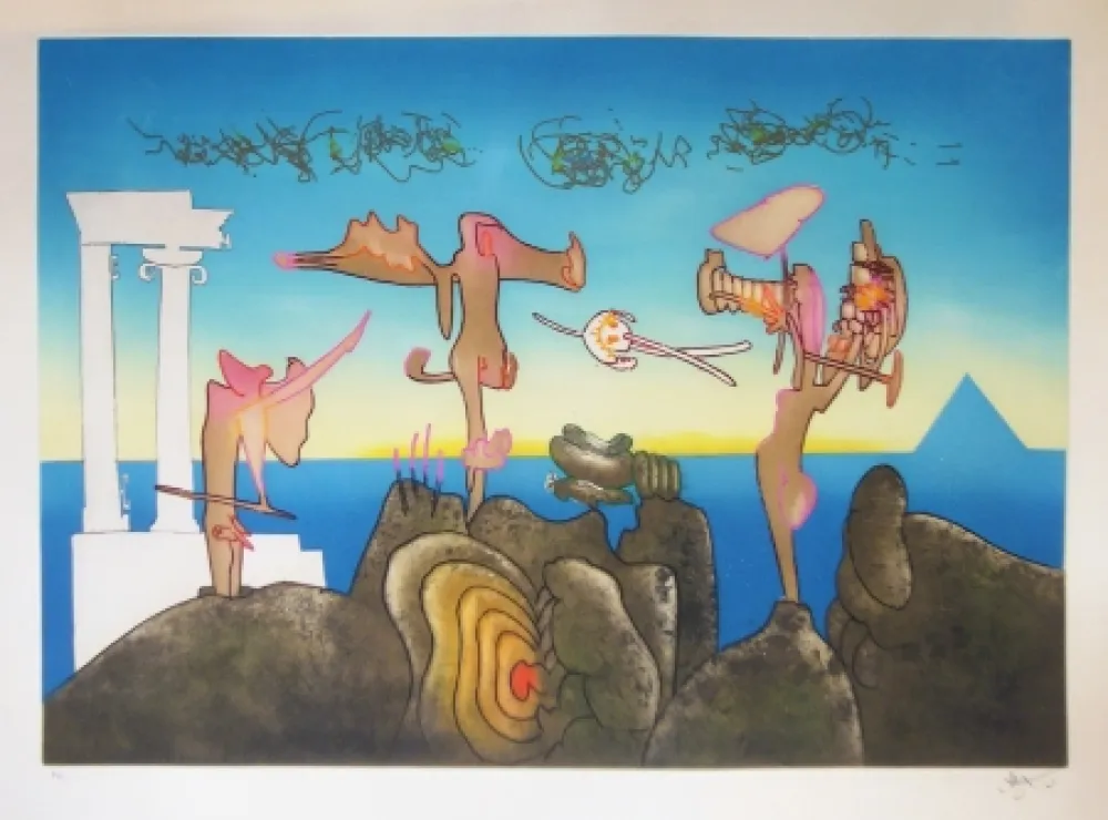 蚀刻版画 Matta - 5 a.m