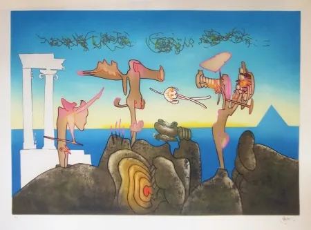 蚀刻版画 Matta - 5 a.m