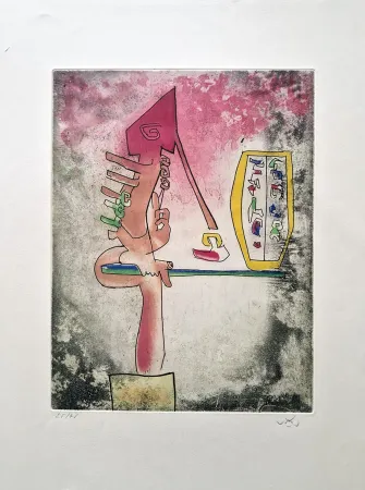 蚀刻版画 Matta - A defesia