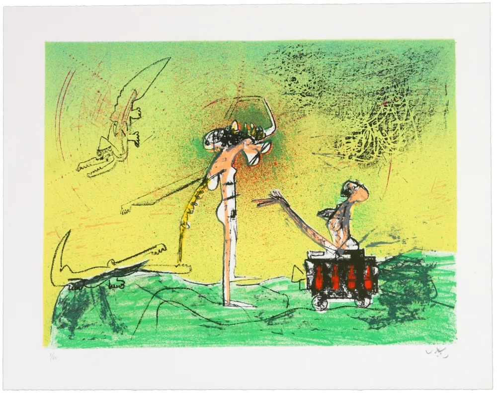 石版画 Matta - All Cosmicstrippers II