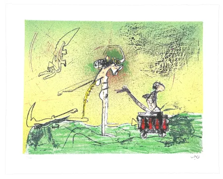 石版画 Matta - All Cosmicstrippers II