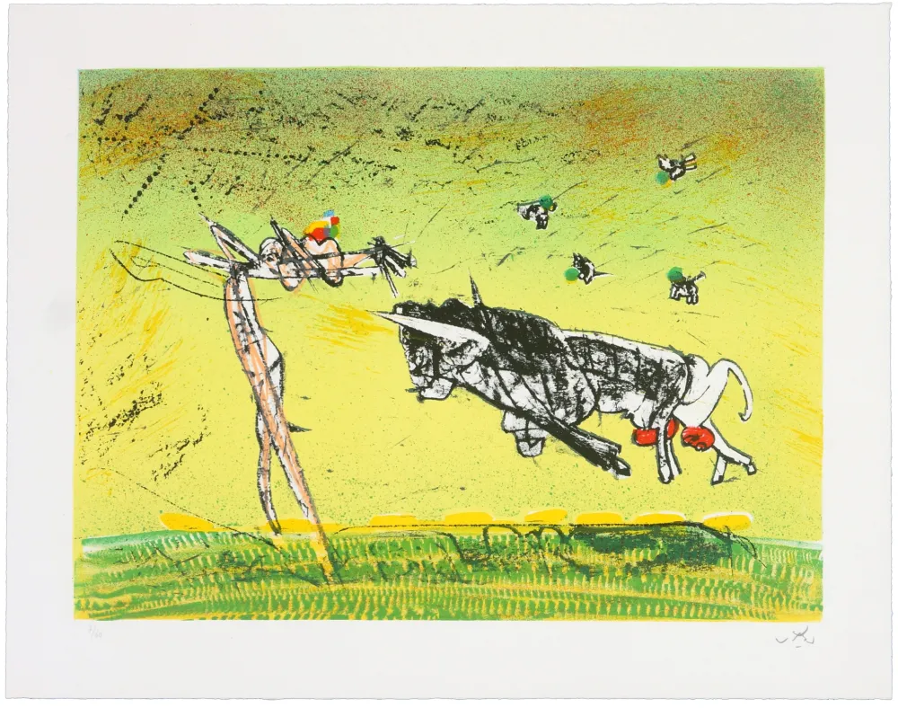 石版画 Matta - All Cosmicstrippers IV