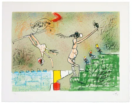 石版画 Matta - All Cosmicstrippers IX