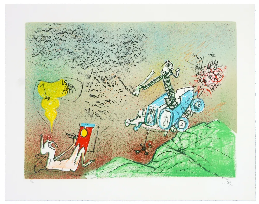 石版画 Matta - All Cosmicstrippers X