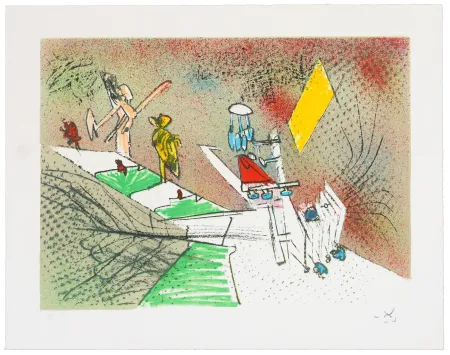 石版画 Matta - All Cosmicstrippers XII