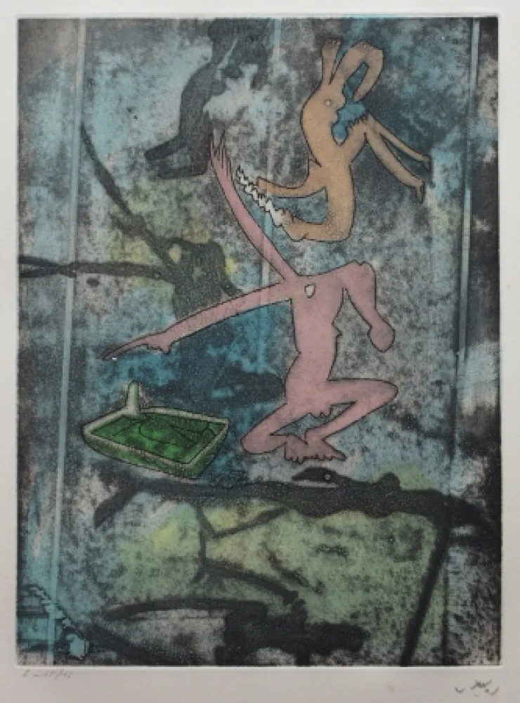 蚀刻飞尘法 Matta - Centre noeuds (Planche 4)