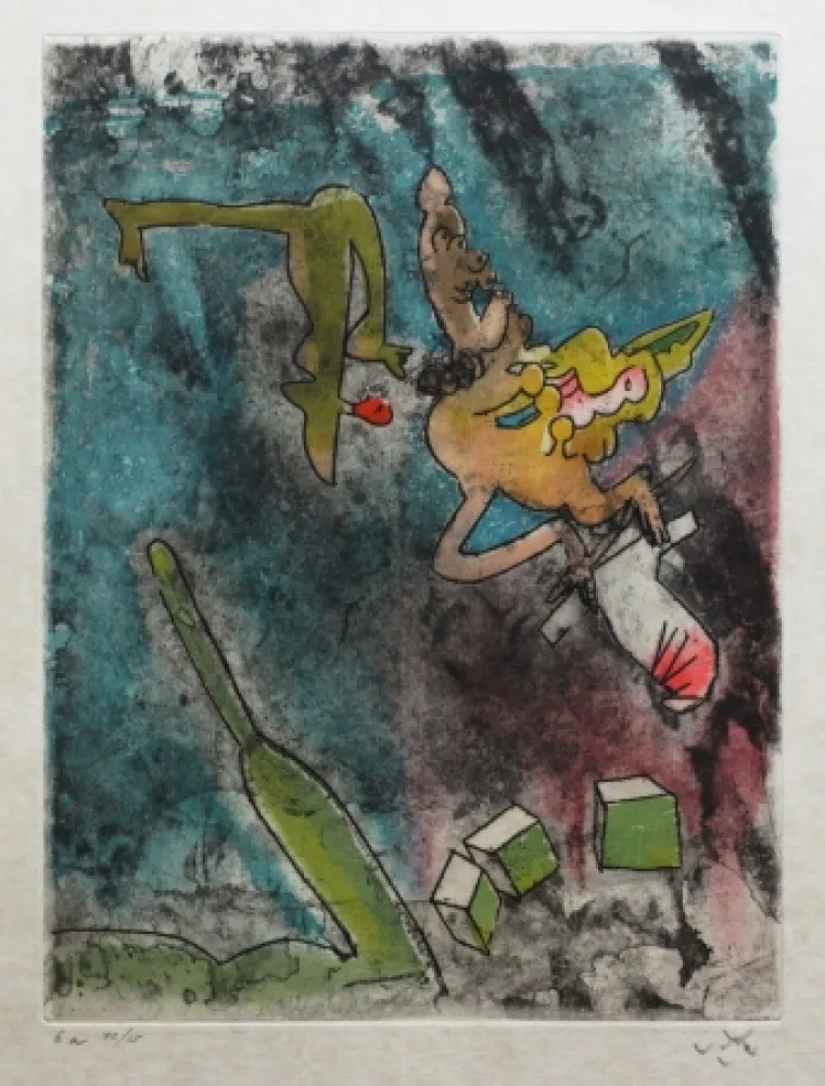 蚀刻飞尘法 Matta - Centre noeuds (Planche 7)