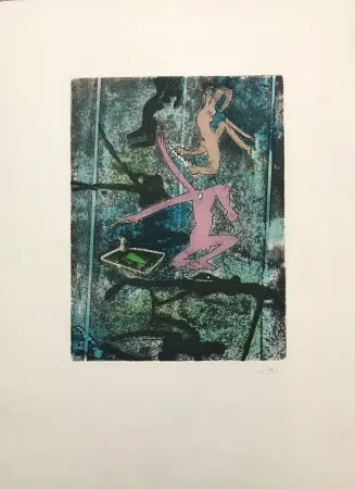 蚀刻飞尘法 Matta - Centre Noeuds – Plate 4 