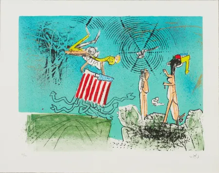 石版画 Matta - Comique Trippe