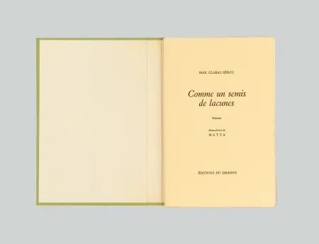 版画 Matta - Comme un semis de lacunes