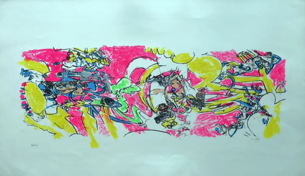 石版画 Matta - Composition 2