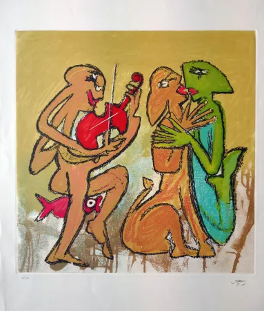 蚀刻版画 Matta - Composition 3