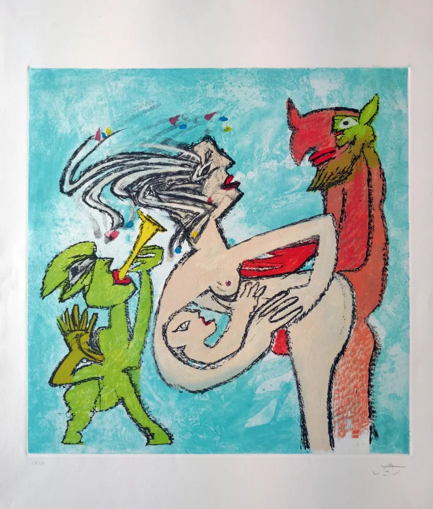 蚀刻版画 Matta - Composition 4