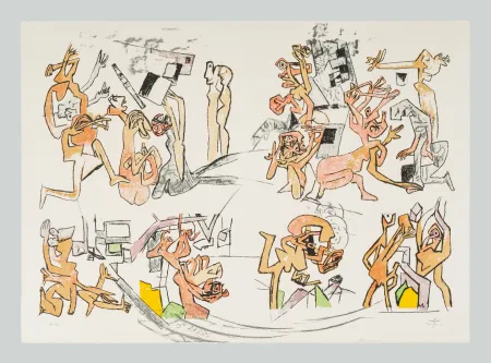 丝网印刷 Matta - Composizione