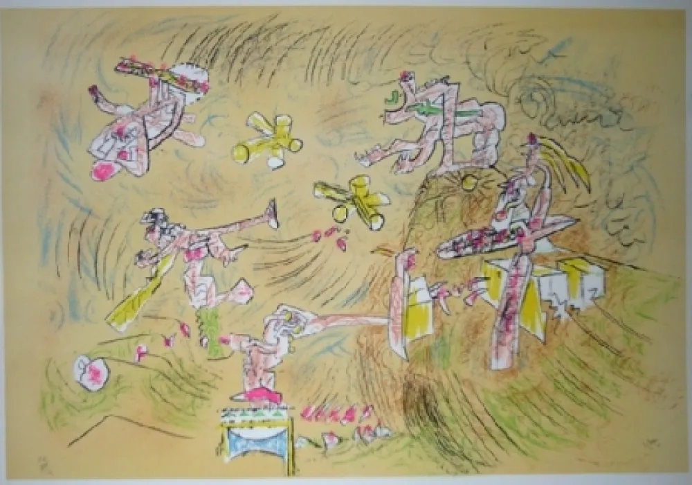 石版画 Matta - Crueaut'elle