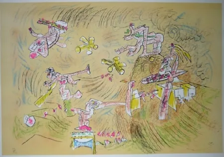 石版画 Matta - Crueaut'elle