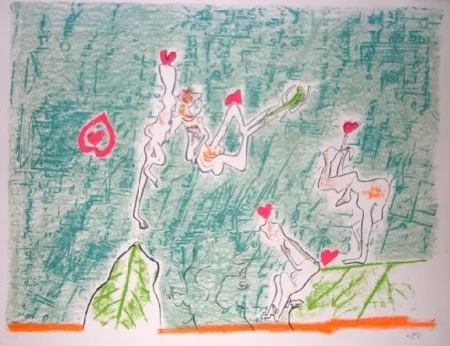 石版画 Matta - Douze heures