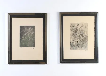 蚀刻版画 Matta - DROITES LIBEREES