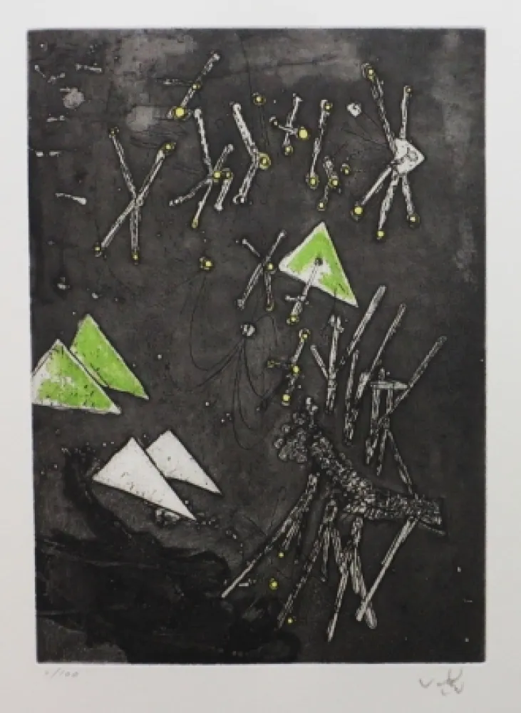 蚀刻飞尘法 Matta - Droites libérées (planche 11)