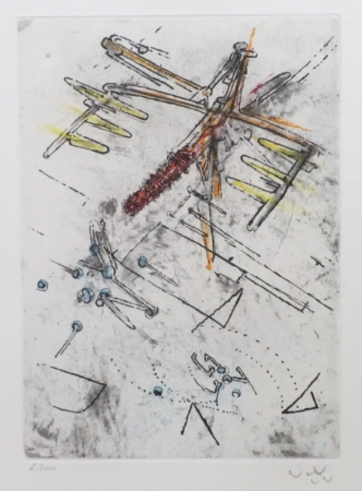 蚀刻飞尘法 Matta - Droites libérées (planche 12)