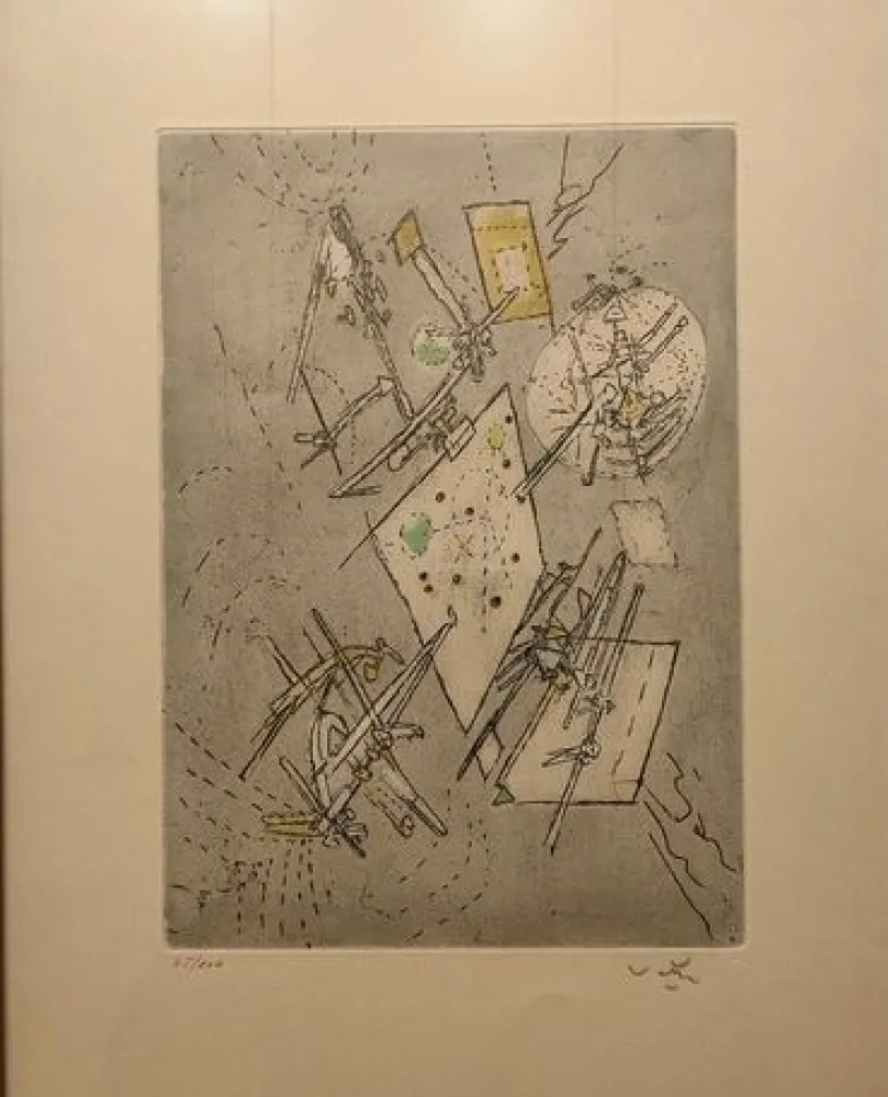 飞尘腐蚀法 Matta - Droites Liberees, planche 13