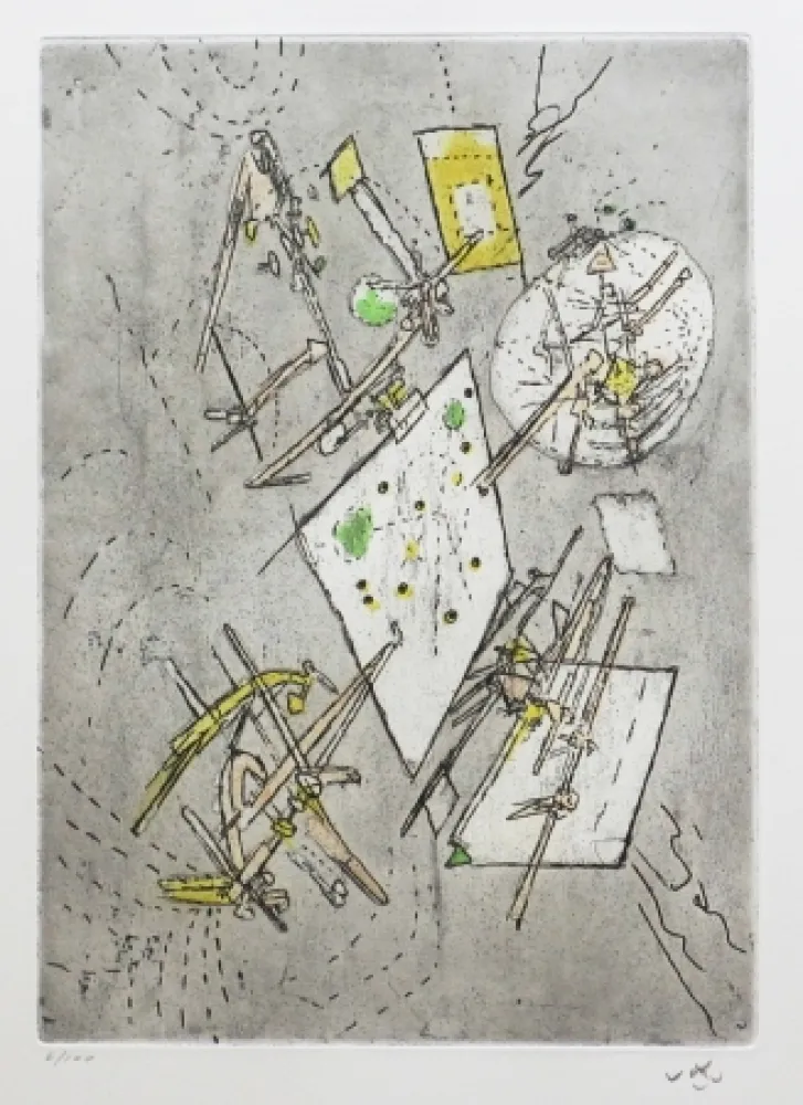 蚀刻飞尘法 Matta - Droites libérées (Planche 13)