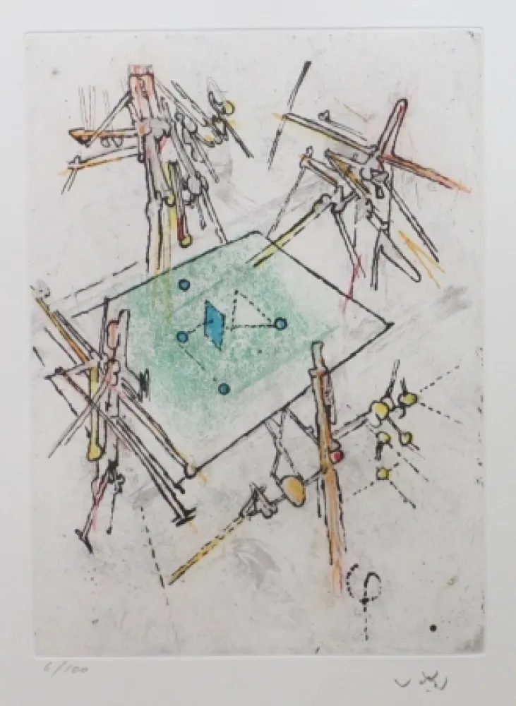 蚀刻飞尘法 Matta - Droites libérées (planche1)